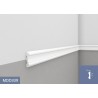 Elastyczna biała LISTWA ŚCIENNA MDD339 F MARDOM DECOR