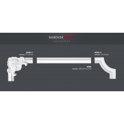 NAROŻNIK MDD308-11 Mardom z ciekawym białym ornamentem