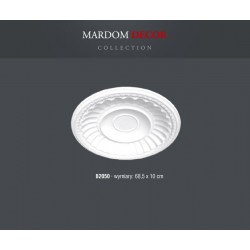 ROZETA B2050 Mardom biała z eleganckim ornamentem
