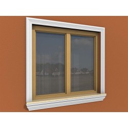 LW01, LISTWA WOKÓŁOKIENNA, DECOSTYR, SZTUKATERIA ELEWACYJNA, LISTWY STYROPIANOWE, SZTUKATERIA STYROPIANOWA, LISTWY WOKÓŁ OKNA
