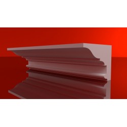 GW15 FASETA DECOSTYR, ZEWNĘTRZNA FASETA, STYROPIANOWA FASETA, STYROPIANOWA LISTWA ELEWACYJNA, GZYMS STYROPIANOWY
