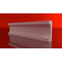 LS05, LISTWA ELEWACYJNA, DECOSTYR, PROSTA, GŁADKA, SZTUKATERIA STYROPIANOWA, LISTWY ELEWACYJNE STYROPIANOWE,
