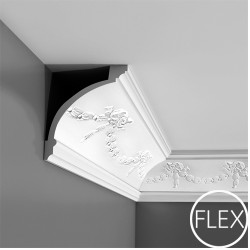 GZYMS C218 LUXXUS ORAC DECOR DEKOROWANA SZTUKATERIA, LEKKA, WYTRZYMAŁA, MOŻNA MALOWAĆ 
