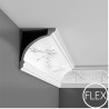 GZYMS C218 LUXXUS ORAC DECOR DEKOROWANA SZTUKATERIA, LEKKA, WYTRZYMAŁA, MOŻNA MALOWAĆ 