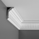 GZYMS FLEX C304F LUXXUS ORAC DECOR ELASTYCZNA SZTUKATERIA, LEKKA, ZDOBIONA ORNAMENTEM, WYTRZYMAŁA, MONTOWANA NA KLEJ