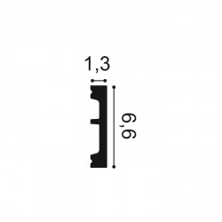 PROFIL, WIELOFUNKCYJNY, DX157, ORAC DECOR, LISTWY PRZYSUFITOWE, LISTWY PRZYPODŁOGOWE, LISTWY ŚCIENNE, GŁADKIE, obudowy, BIAŁE LI