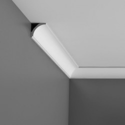 GZYMS FLEX CX109F AXXENT ORAC DECOR ELASTYCZNE LISTWY, SZTUKATERIA DEKORACYJNA, LISTWY SUFITOWE GŁADKIE, LEKKIE, WODOODPORNE