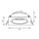 ZUMA LINE LAMPA WPUSZCZANA, ZUMA LINE CHUCK DL SQUARE, CZARNE LAMPY WPUSZCZANE ZUMA LINE, CZARNE LAMPY KWADRAT ZUMA LINE, DEKORP