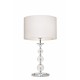 LAMPA STOŁOWA REA RLT93163-1W Zuma Line, lampy stołowe, nowoczesne, białe, eleganckie, stylowe, do sypialni, abażur biały