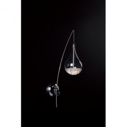 LAMPA ŚCIENNA PERLE, perle, W0226-01A-F4RK, Zuma Line, zuma line, nowoczesna lampa, nowoczesny kinkiet, kinkiet, kinkiet z krysz