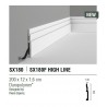 LISTWA PRZYPODŁOGOWA, SX180,  ORAC DECOR, AXXENT, SX180 ORAC, DEKORPLANET, sztukateria, nowoczesna, schodkowy