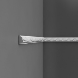 PROFIL ŚCIENNY FLEX P1020F LUXXUS ORAC DECOR, LISTWA ŚCIENNA, ELASTYCZNA, ORNAMENTALNA, ZDOBIONA, KLASYCZNA, GIĘTKA, SZTUKATERIA