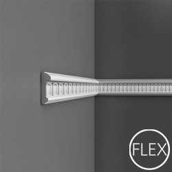 PROFIL ŚCIENNY FLEX P7040F LUXXUS ORAC DECOR, SZTUKATERIA DEKORACYJNA,  ELASTYCZNA, KLASYCZNA, STYLOWA, GIĘTKA, LISTWY ŚCIENNE