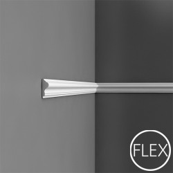 PROFIL ŚCIENNY FLEX P8030F LUXXUS ORAC DECOR, SZTUKATERIA , ELASTYCZNA, GIĘTKA, KLASYCZNA, LISTWY ŚCIENNE, WODOODPORNE