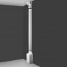 GŁOWICA PÓŁKOLUMNY K1121 LUXXUS ORAC DECOR, WEWNĘTRZNA SZTUKATERIA, ZDOBIONA, KORYNCKA, ORNAMENTALNA, WODOODPORNA, WYTRZYMAŁA