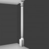 PODSTAWA PÓŁKOLUMNY K1131 LUXXUS ORAC DECOR, SZTUKATERIA, COKÓŁ PÓŁKOLUMNY, KLASYCZNY, BAZA, WYTRZYMAŁA, ODPORNA, DO MALOWANIA