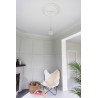 ROZETA R08 LUXXUS ORAC DECOR, SZTUKATERIA, ŚCIENNA, SUFITOWA, UNIWERSALNA, GŁADKA, KLASYCZNA, OPRAWA OŚWIETLENIA