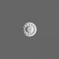 ROZETA MAŁA R10 LUXXUS ORAC DECOR, SZTUKATERIA, WEWNĘTRZNA, Z ORNAMENTEM, KLASYCZNA, ZDOBIONA, ODPORNA