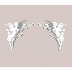 DEKOR ŚCIENNY A-01P CREATIVA ORNAMENT, KLASYCZNY, LEKKI, SZTUKATERIA, WYTRZYMAŁY, BIAŁY