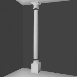 KOLUMNA K1102 LUXXUS ORAC DECOR, SZTUKATERIA, GŁADKA, TRZON KOLUMNY, KLASYCZNY, ODPORNY, WODOODPORNY, LEKKI