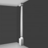 PODSTAWA PÓŁKOLUMNY K1131 LUXXUS ORAC DECOR, SZTUKATERIA, COKÓŁ PÓŁKOLUMNY, KLASYCZNY, BAZA, WYTRZYMAŁA, ODPORNA, DO MALOWANIA
