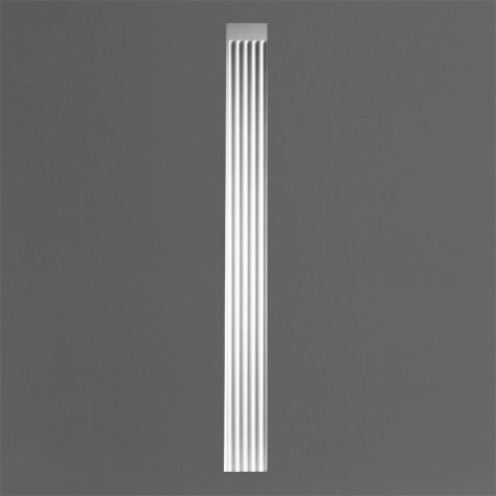 PILASTER K220 LUXXUS ORAC DECOR, SZTUKATERIA, TRZON PILASTRA, ŻŁOBIONY, KLASYCZNY, OBUDOWA