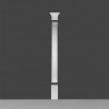PILASTER K220 LUXXUS ORAC DECOR, SZTUKATERIA, TRZON PILASTRA, ŻŁOBIONY, KLASYCZNY, OBUDOWA