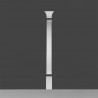 PILASTER K220 LUXXUS ORAC DECOR, SZTUKATERIA, TRZON PILASTRA, ŻŁOBIONY, KLASYCZNY, OBUDOWA