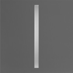 PILASTER K200 LUXXUS ORAC DECOR, WĄSKI, TRZON, ŻŁOBIONY, KLASYCZNY, SZTUKATERIA, ŚCIENNY, ŚCIENNA, WYTRZYMAŁA