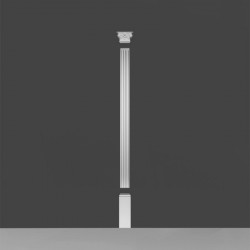 PILASTER K200 LUXXUS ORAC DECOR, WĄSKI, TRZON, ŻŁOBIONY, KLASYCZNY, SZTUKATERIA, ŚCIENNY, ŚCIENNA, WYTRZYMAŁA