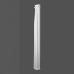 TRZON PÓŁKOLUMNY K3001 LUXXUS ORAC DECOR, SZTUKATERIA, DEKORACJE, ŚCIENNE, KLASYCZNE, ŻŁOBIONE PÓŁKOLUMNY
