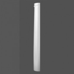 TRZON PÓŁKOLUMNY K3101 LUXXUS ORAC DECOR, GŁADKI, STOŻKOWY, Z PIERŚCIENIEM, SZTUKATERIA, ŚCIENNY, ŚCIENNA