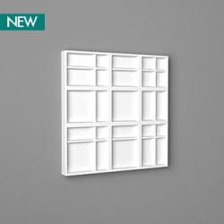 PANEL ŚCIENNY, 3D, KILT, W104, ORAC DECOR, SZTUKATERIA, DEKORACYJNA, ŚCIENNE, TRÓJWYMIAROWY, NOWOCZESNY, ORIO TONINI