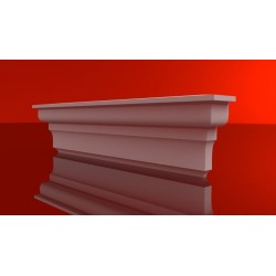 LP01, GZYMS PODPARAPETOWY, DECOSTYR, LISTWA POD PARAPET, STYROPIANOWA ELEWACYJNA, SZTUKATERIA ZEWNĘTRZNA, DEKORACJE ZEWNĘTRZNE