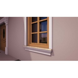 LP01, GZYMS PODPARAPETOWY, DECOSTYR, LISTWA POD PARAPET, STYROPIANOWA ELEWACYJNA, SZTUKATERIA ZEWNĘTRZNA, DEKORACJE ZEWNĘTRZNE