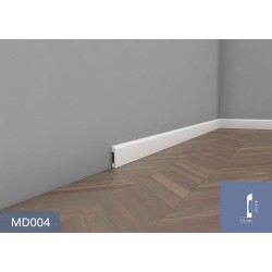 MD004P LISTWA PRZYPODŁOGOWA ELITE PREMIUM Mardom Decor sztukateria gładka nowoczesna odporna wodoodporna lakierowana