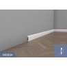 MD004P LISTWA PRZYPODŁOGOWA ELITE PREMIUM Mardom Decor sztukateria gładka nowoczesna odporna wodoodporna lakierowana