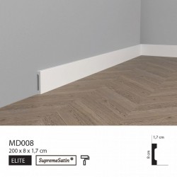 MD008 LISTWA PRZYPODŁOGOWA MARDOM DECOR ELITE SZTUKATERIA GŁADKA NOWOCZESNA PROSTA KLASYCZNA STYLOWA