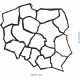 Dekoracja z metalu na ścianę, POLSKA, FLOXXY, mapa polski, dekoracja ściany