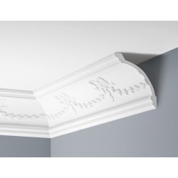 LISTWY PRZYSUFITOWE, LGZ-15, CREATIVA, DEKORACJE, SZTUKATERIA, KLASYCZNA, ZDOBIONA, ORNAMENTEM, GZYMS, LISTWY SUFITOWE