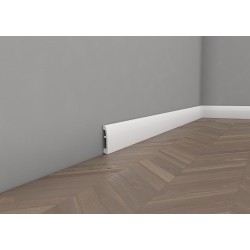 MD017 Listwa przypodłogowa biała Mardom Decor sztukateria dekory listwy podłogowe COKOŁY LISTWY PODŁOGOWE WYTRZYMAŁE
