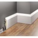 BIAŁA OKLEINOWANA LMDF-05 LISTWA PRZYPODŁOGOWA CREATIVA MDF