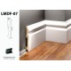 BIAŁE, LISTWY PRZYPODŁOGOWE, MDF, LMDF-07, CREATIVA, LAKIEROWANE, KLASYCZNE, LISTWY Z MDF, LISTWY PODŁOGOWE, WYTRZYMAŁE