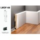 BIAŁE, LAKIEROWANE, LISTWY PRZYPODŁOGOWE, LMDF-08, CREATIVA, MDF, GŁADKIE, NOWOCZESNE, WYSOKIE, DUŻE, BIAŁA, ODPORNA