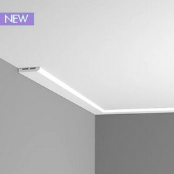 DX183-2300, dx183, BIAŁA, GŁADKA LISTWA PRZYPODŁOGOWA ORAC DECOR CASCADE AXXENT, PROFILE, PROFIL, DEKORPLANET, SZTUKATERIA, GŁAD