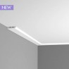 DX183-2300, dx183, BIAŁA, GŁADKA LISTWA PRZYPODŁOGOWA ORAC DECOR CASCADE AXXENT, PROFILE, PROFIL, DEKORPLANET, SZTUKATERIA, GŁAD