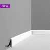 DX183-2300, dx183, BIAŁA, GŁADKA LISTWA PRZYPODŁOGOWA ORAC DECOR CASCADE AXXENT, PROFILE, PROFIL, DEKORPLANET, SZTUKATERIA, GŁAD