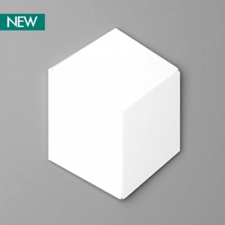 W105, PANEL ŚCIENNY 3D, ROMB, ORAC DECOR, LUXXUS, ROMBUS, DEKORACJE, DEKORACJA, ŚCIENNA, GŁADKA, GEOMETRYCZNE FIGURY, NOWOCZESNY