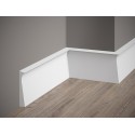 QS004P, LISTWA PRZYPODŁOGOWA, MARDOM DECOR, ELITE, PREMIUM, SZTUKATERIA, LISTWA, BIAŁA, NOWOCZESNA, WODOODPORNA, GŁADKA, LISTWY 