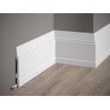 LISTWA PRZYPODŁOGOWA, MD361P, MARDOM DECOR, ELITE, PREMIUM, SZTUKATERIA, NOWOCZESNA, PODŁOGOWA, WYSOKA, biała, listwy, cokoły